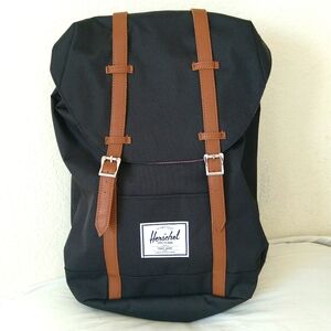 Hershel supply co. Retreat canvas , laptop, travel backpack 19.5L black